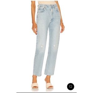 NWT AGOLDE 90s Pinch Waist in Flashback size 24